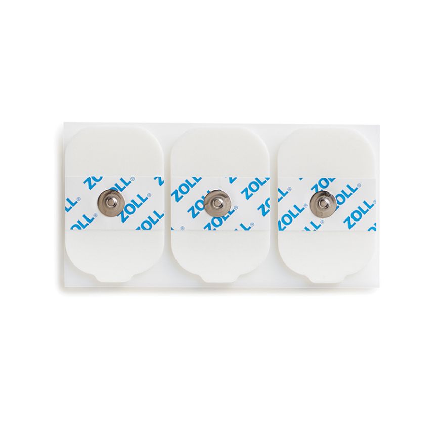 Zoll ECG Rectangular Electrodes, 3 Per Pouch (pack 10)