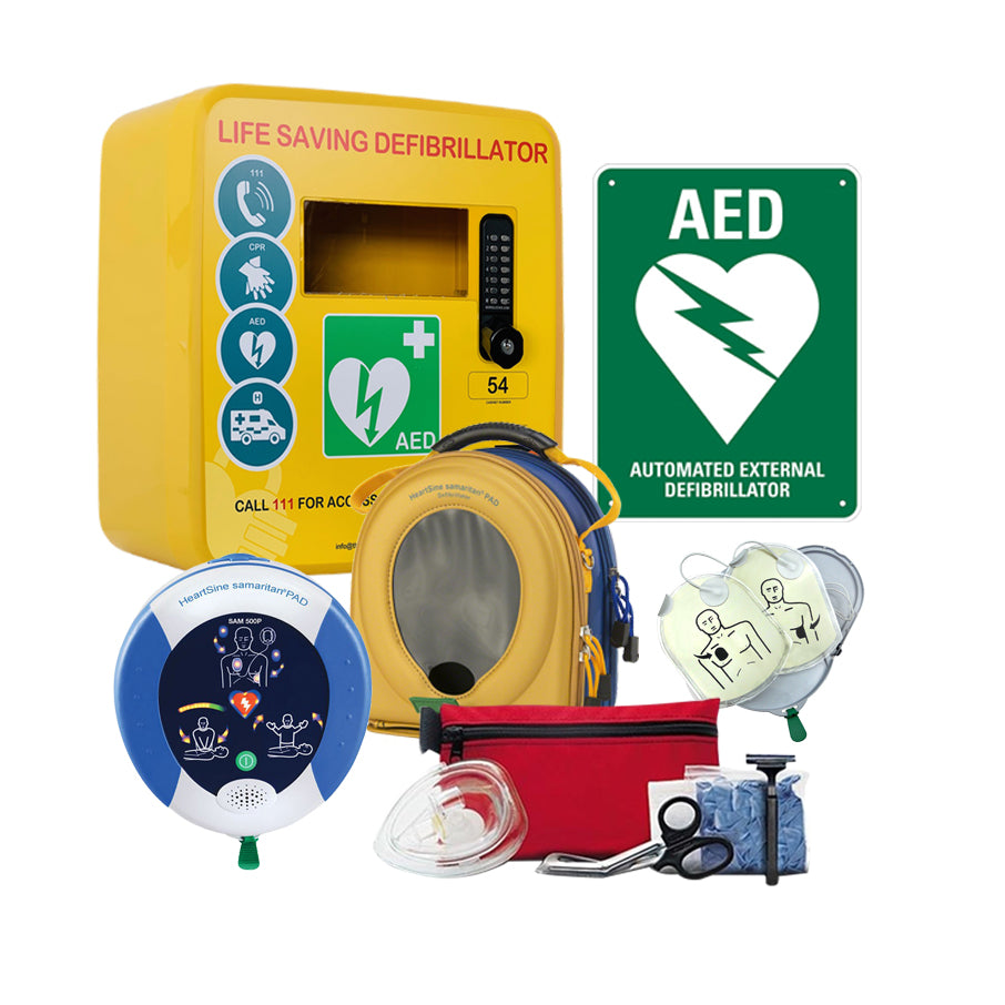 Industrial Defib Package With Outdoor Cabinet