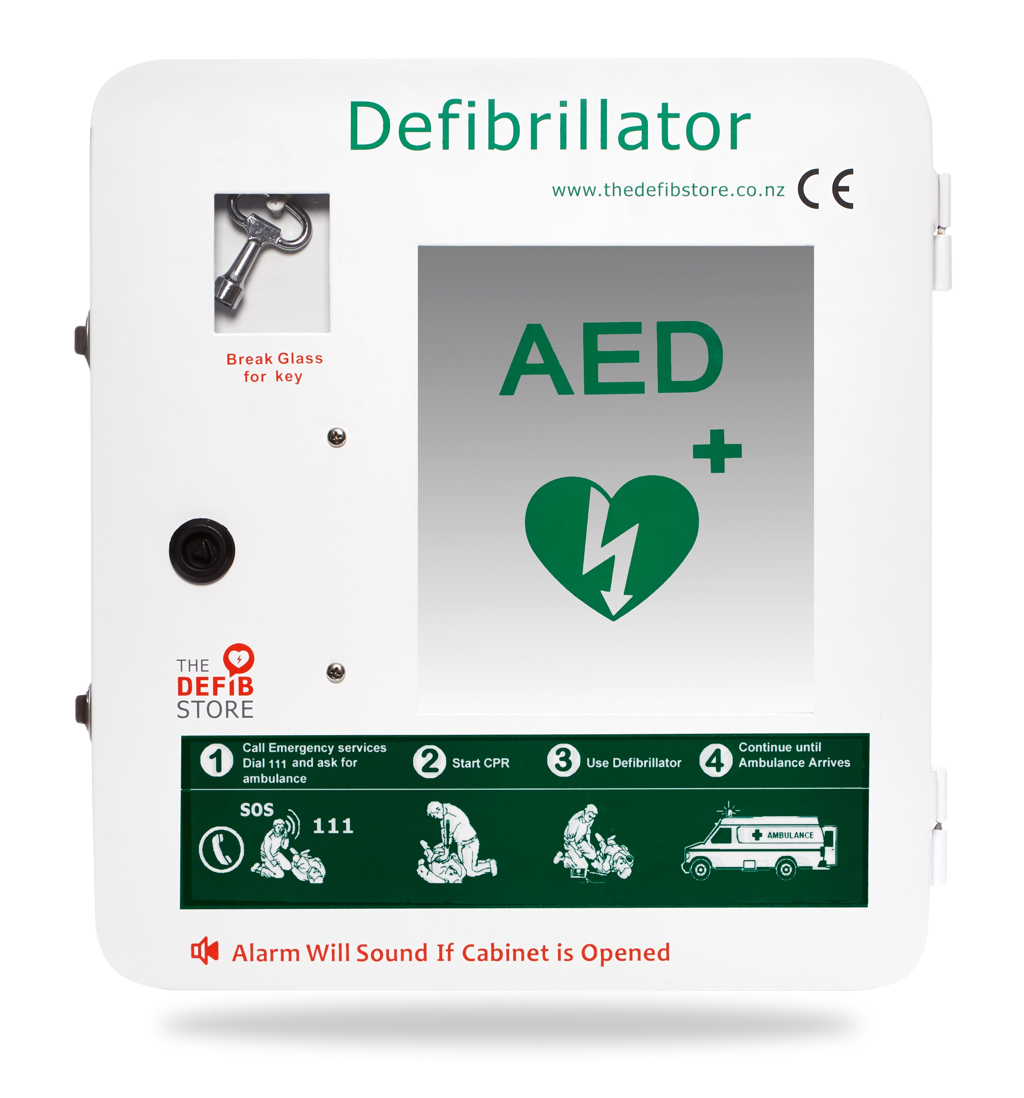 Break Glass Outdoor Defibrillator Cabinet